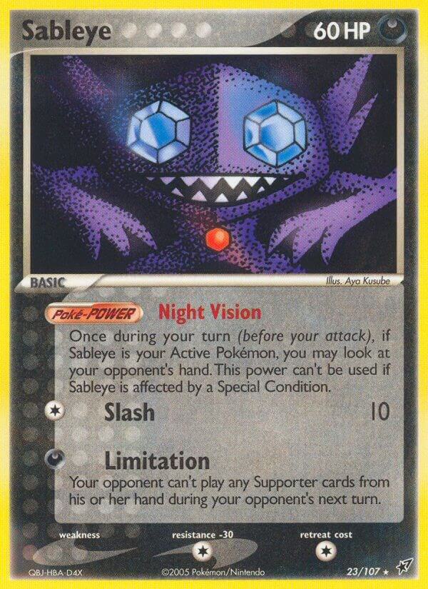 Sableye 23/107 card