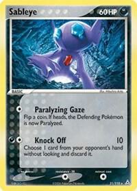 Sableye 31/110 card