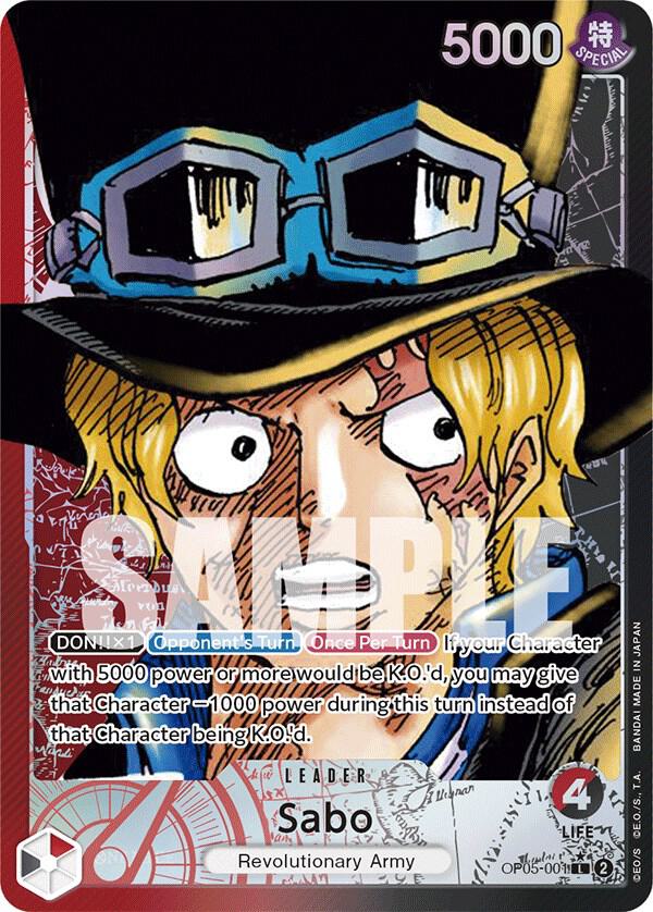 Sabo 001 Alternate Art OP05-001