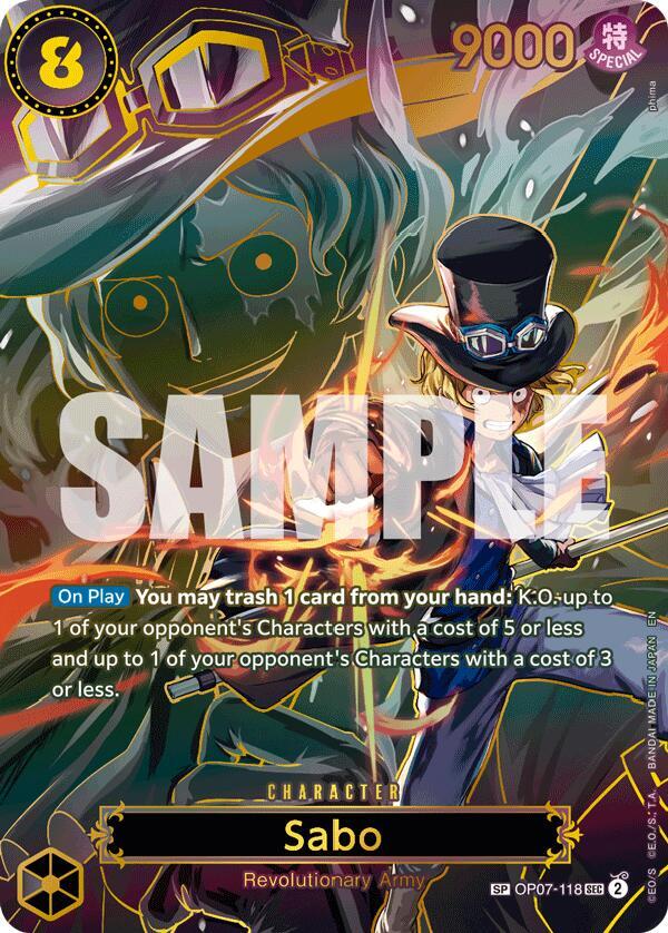 Sabo OP07 118 SP card