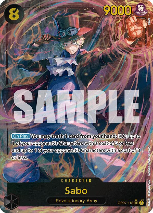Sabo Parallel OP07-118 carta