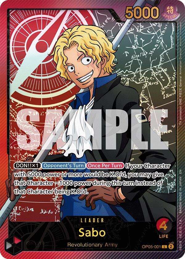 Sabo SP OP05-001 card