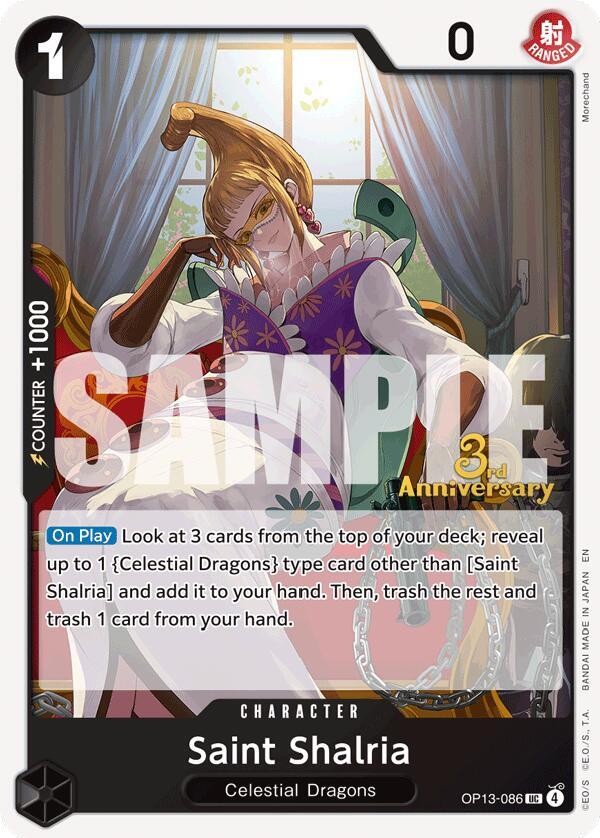 Saint Shalria OP13-086 carta