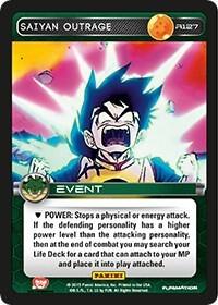 Saiyan Outrage R127 card