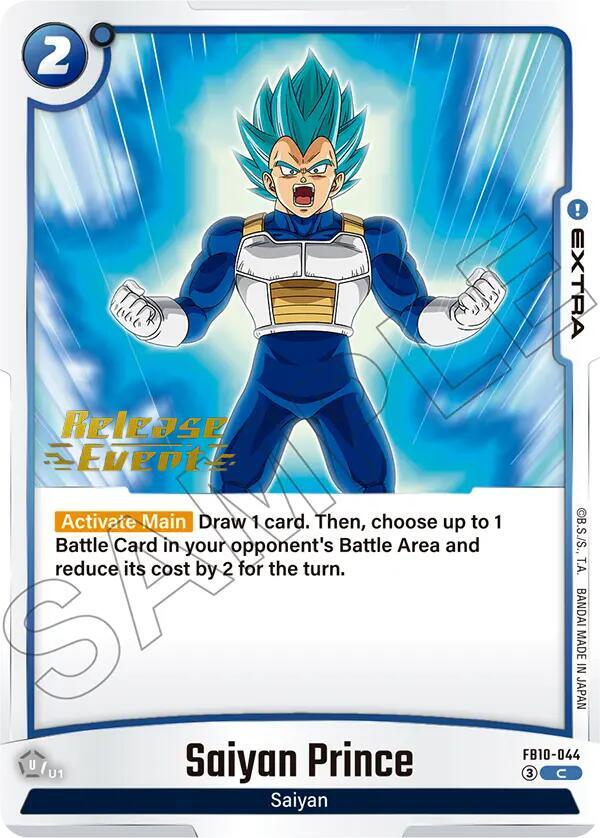 Saiyan Prince FB10-044 carta