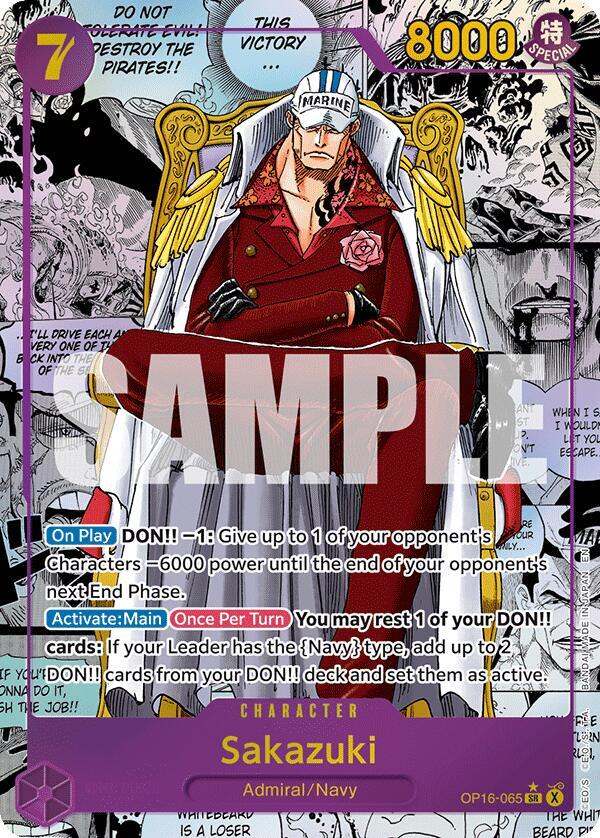 Sakazuki Manga OP16-065 carta