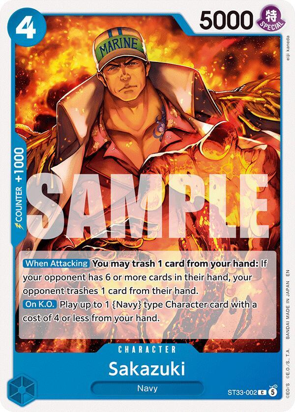 Sakazuki ST33-002 card