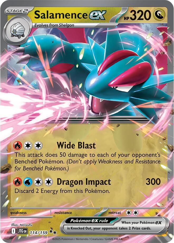Salamence ex 114/159 card