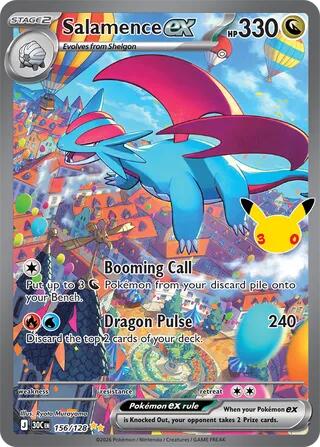 Salamence ex 156 128 card