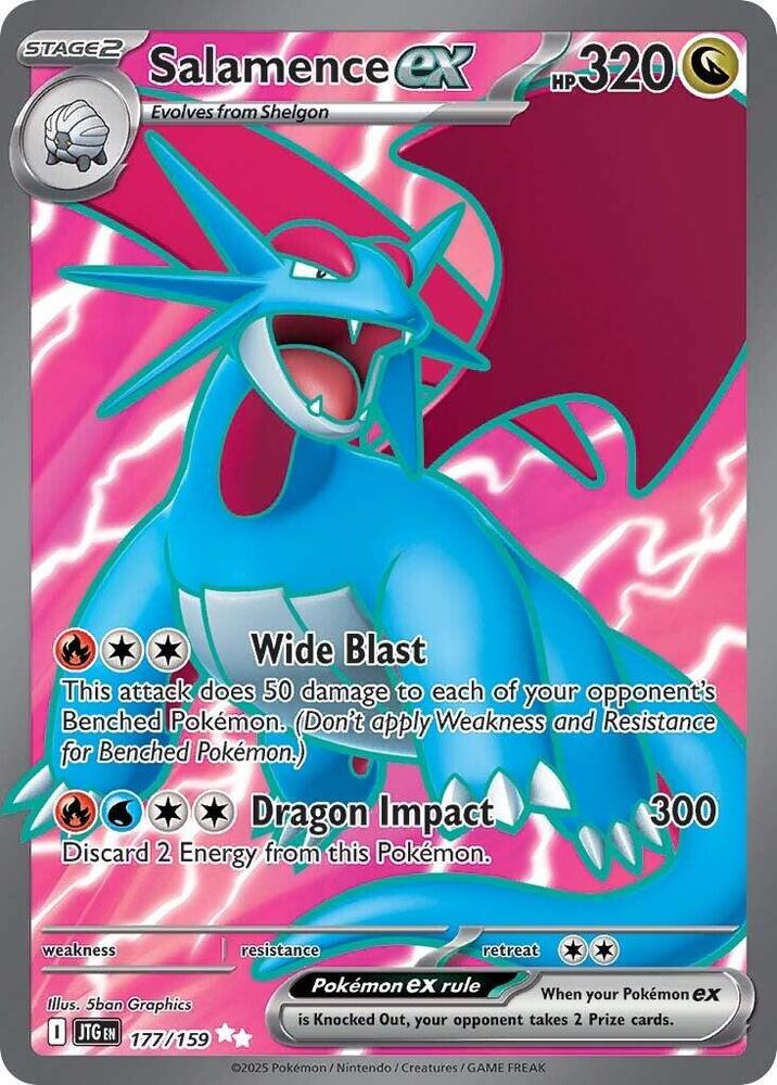 Salamence ex 177 159 card