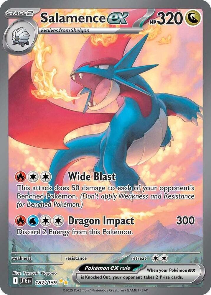 Salamence ex 187 159 card