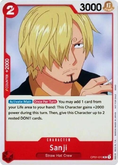 Sanji OP01-013 carta