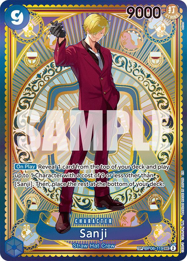 Sanji SP OP06-119 card