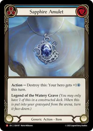 Sapphire Amulet SEA197 card