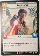 Saw Gerrera Shadowlands Insurgent 119/272 card