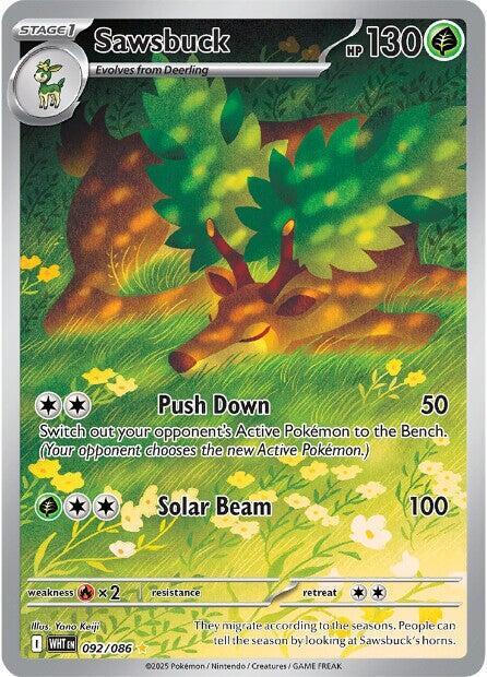 Sawsbuck 092 086 card
