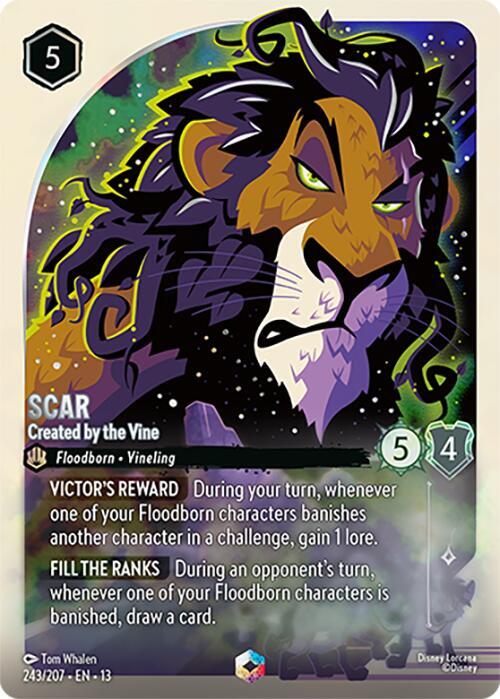 Scar Created by the Vine Enchanted 243/207 card
