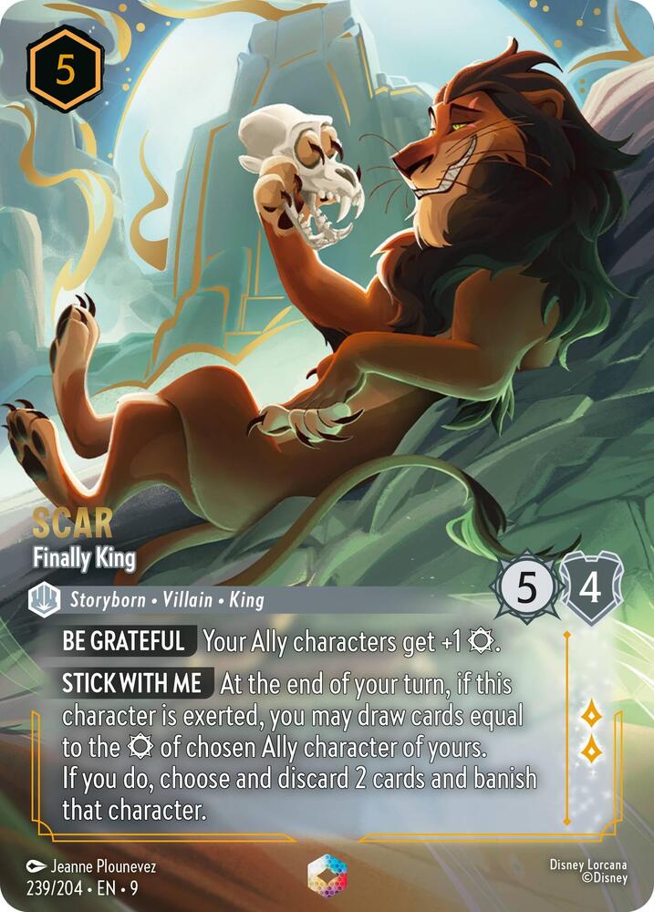 Scar Finally King Enchanted 239/204 card