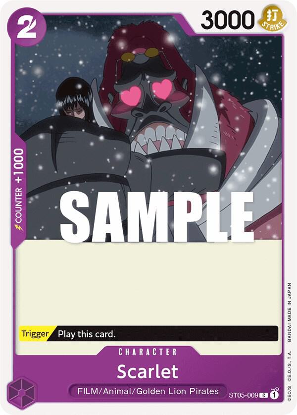 Scarlet ST05-009 carta