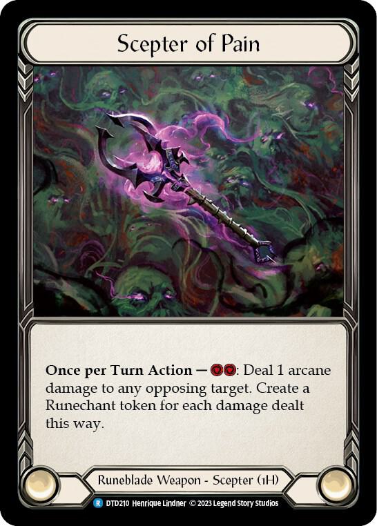 Scepter of Pain DTD210 card