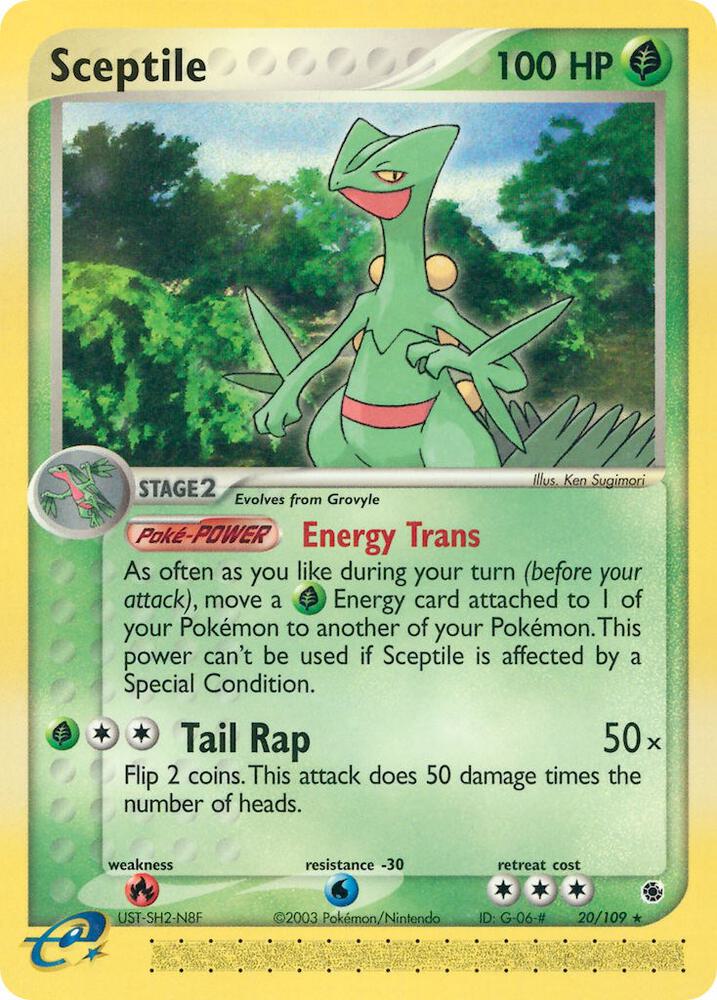 Sceptile 20 109 card
