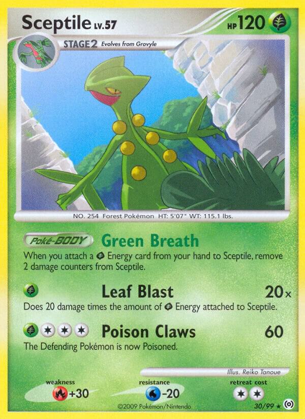 Sceptile 30 30/99 card