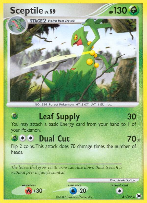 Sceptile 31 31/99 carta