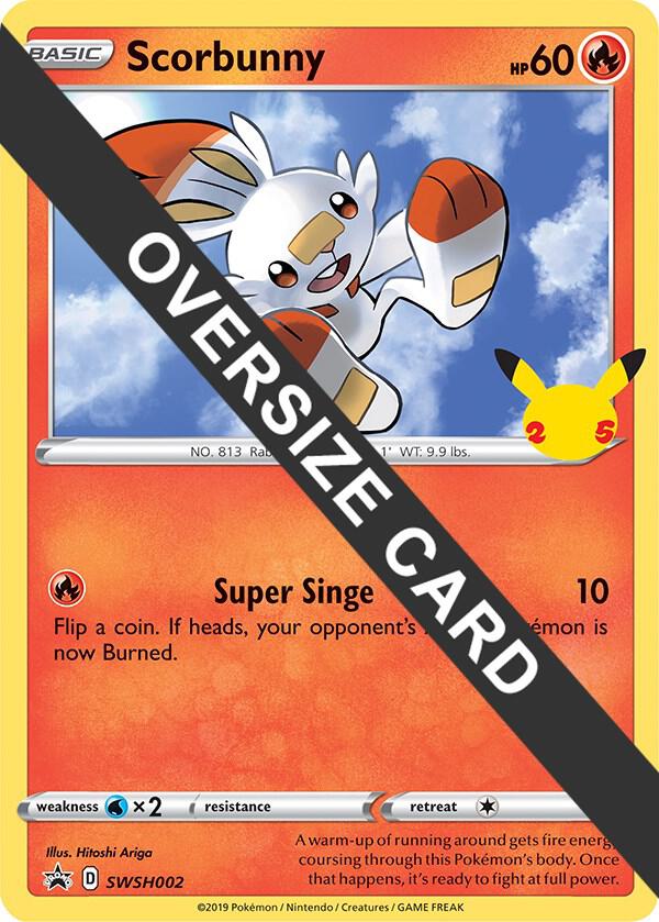 Scorbunny SWSH002 card