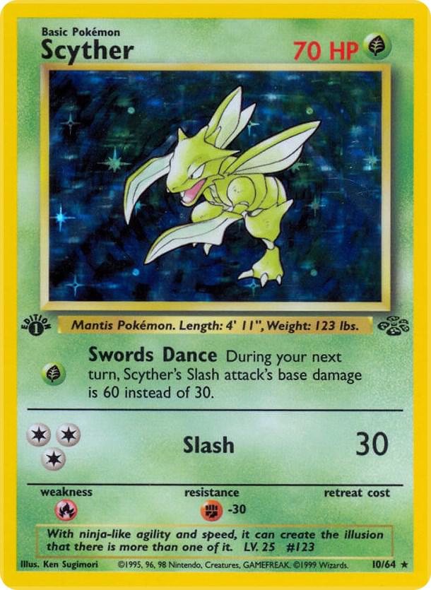 Scyther 10/64 card