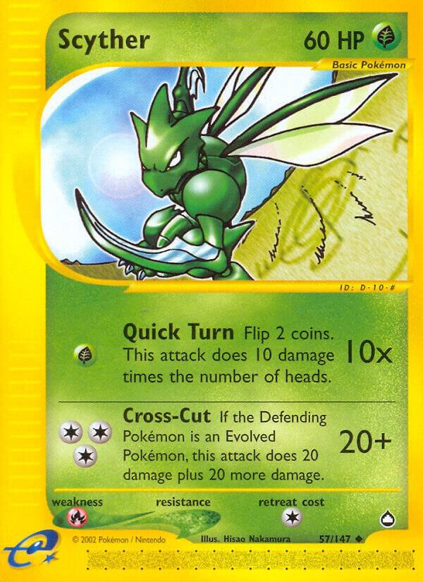 Scyther 57 057/147 card