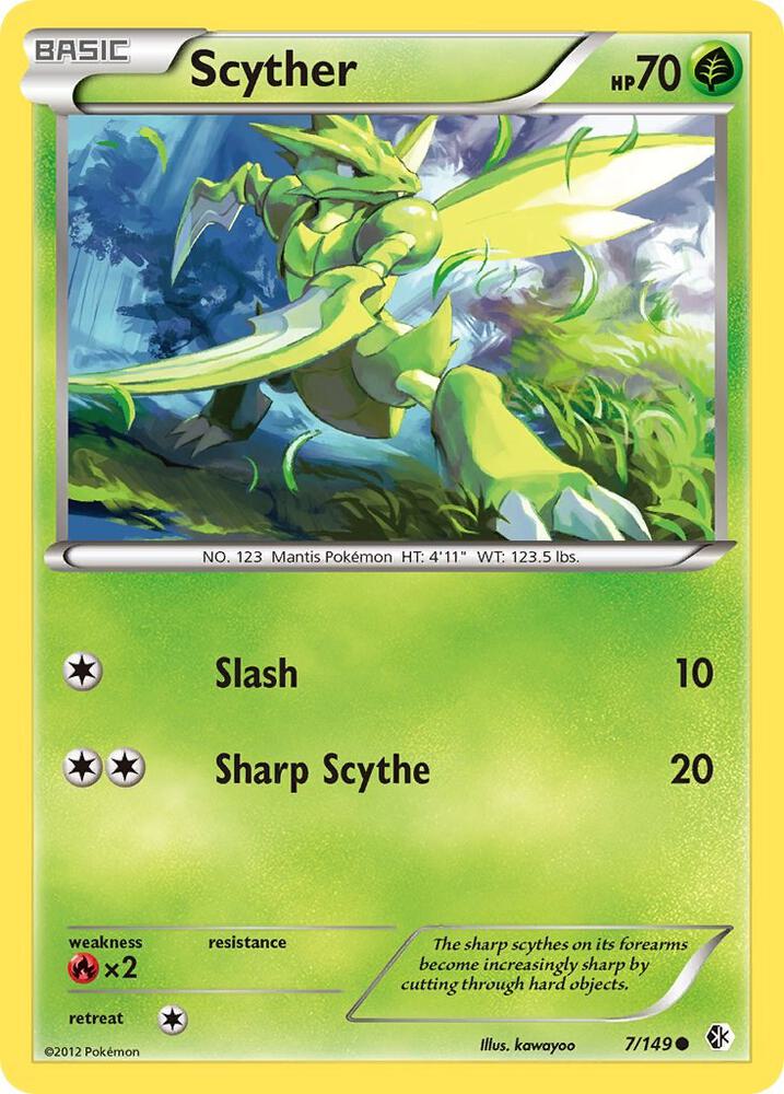 Scyther 7/149 carta