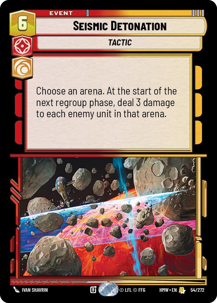 Seismic Detonation 54/272 card