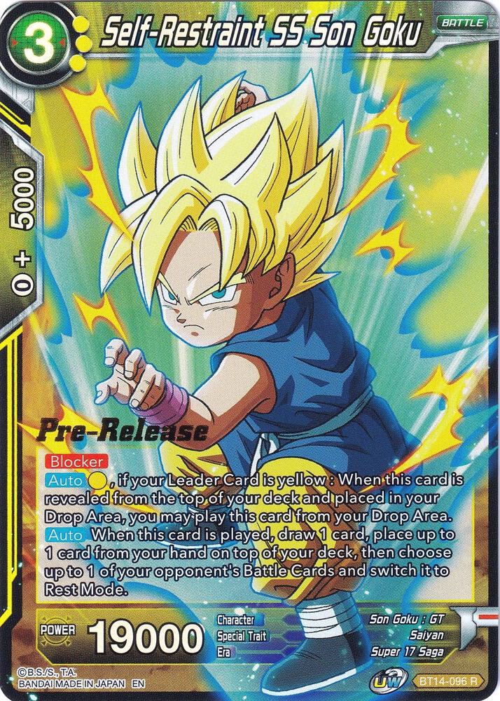 Self Restraint SS Son Goku BT14-096