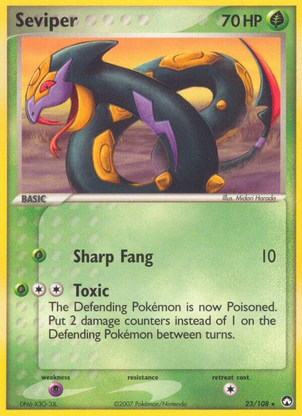 Seviper 23/108 card