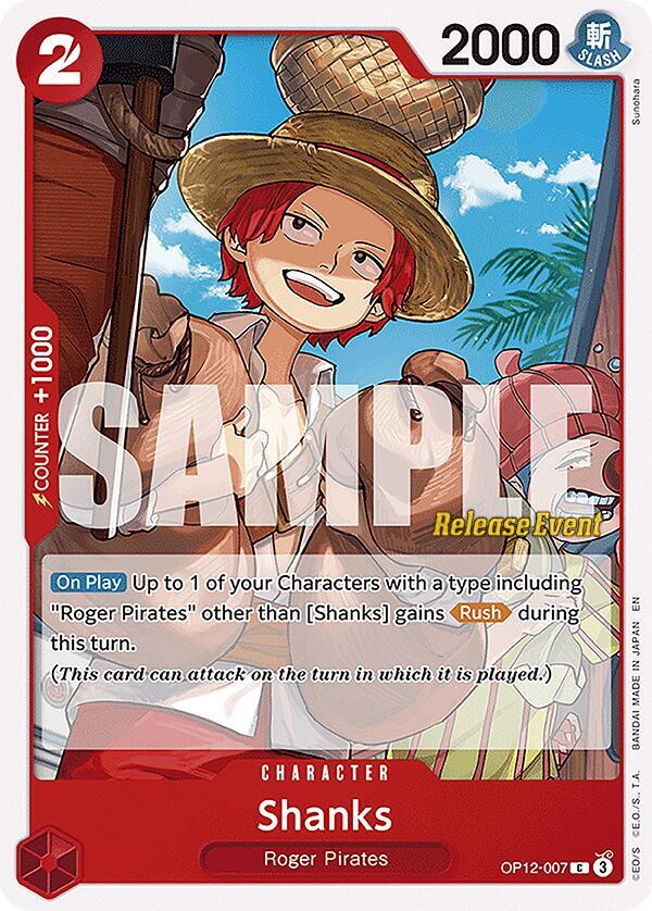 Shanks 007 OP12-007 carta