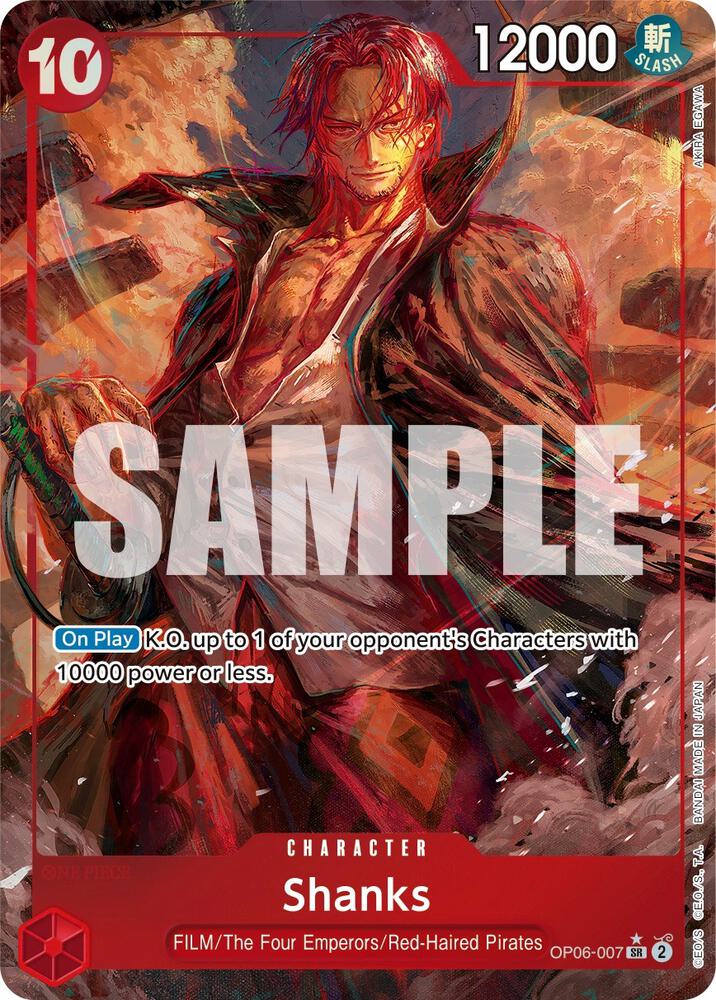 Shanks Alternate Art OP06-007