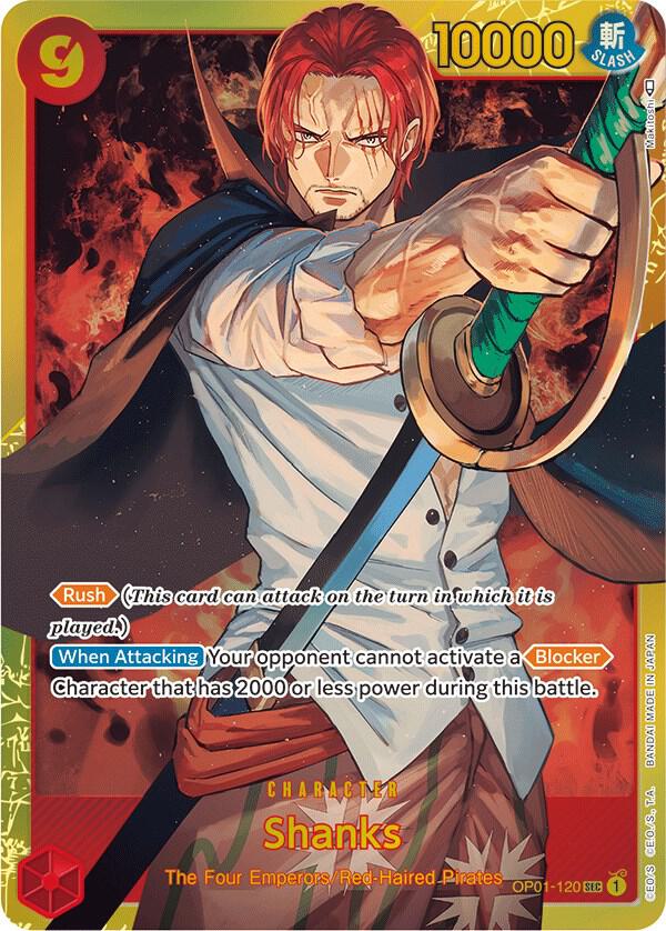 Shanks OP01-120 card