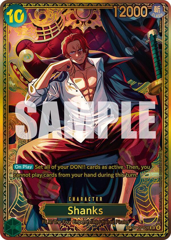 Shanks OP13 028 SP carta