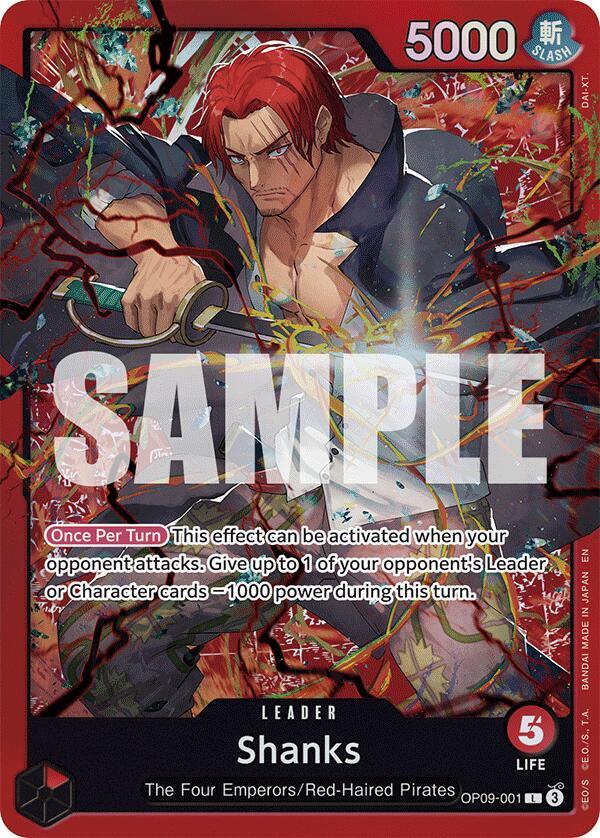 Shanks Reprint OP09-001 card