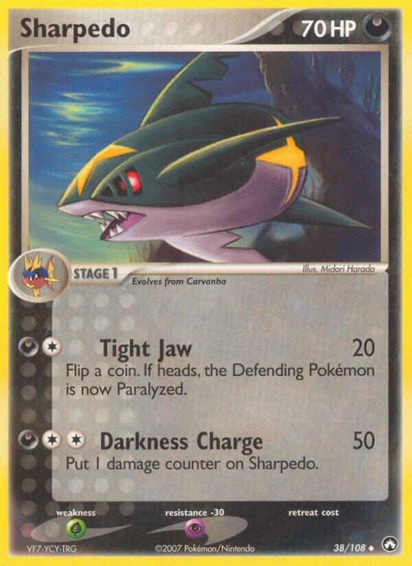 Sharpedo 38/108 card