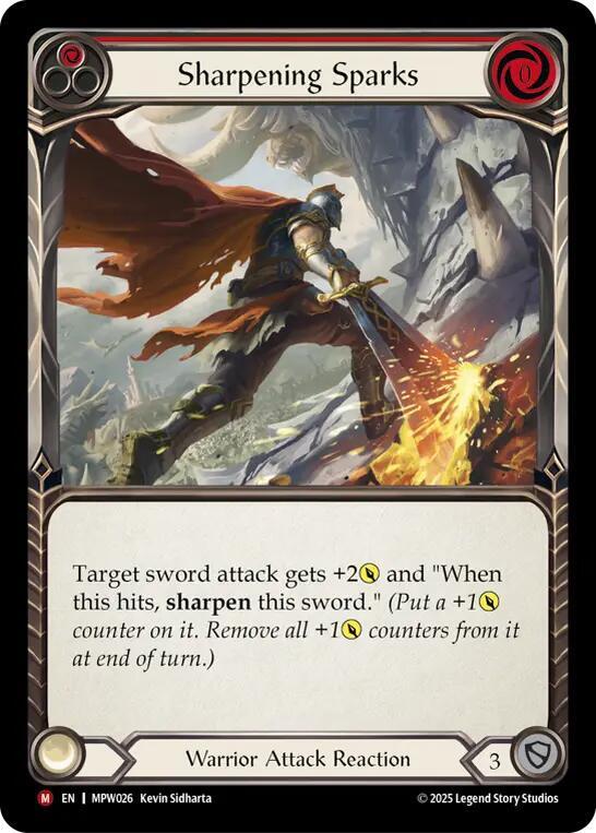 Sharpening Sparks MPW026 card