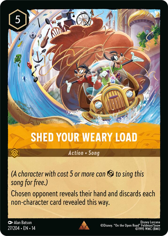 Shed Your Weary Load 27/204