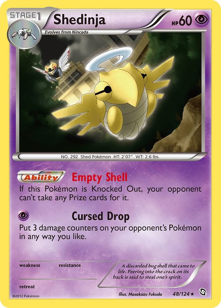 Shedinja 48/124 card