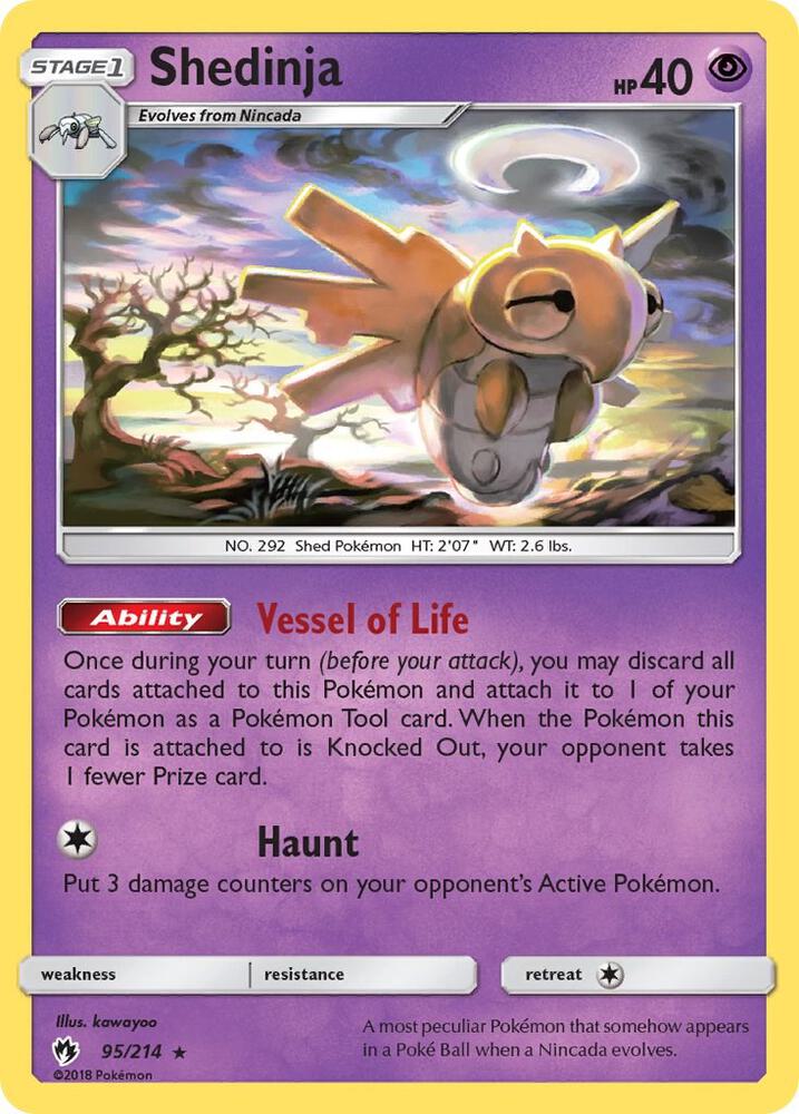 Shedinja 95/214 card