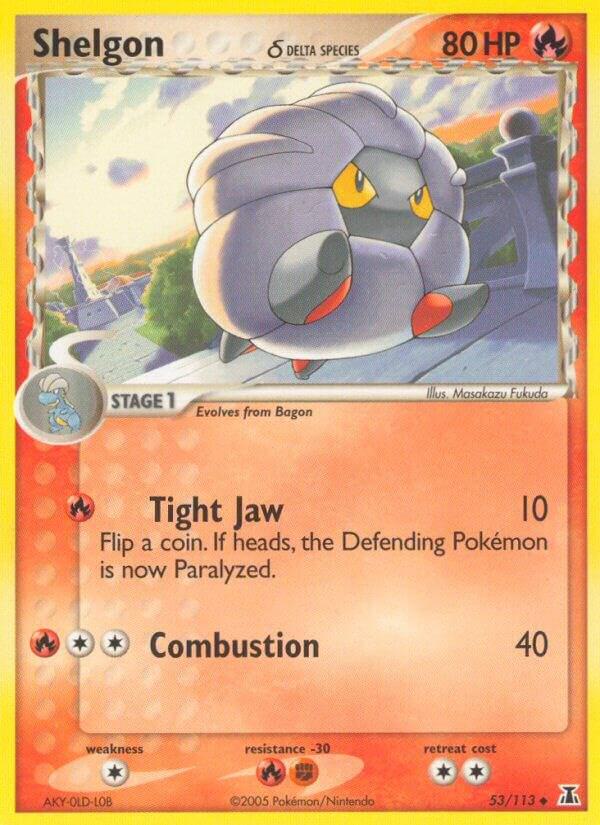Shelgon 053 113 Delta Species card