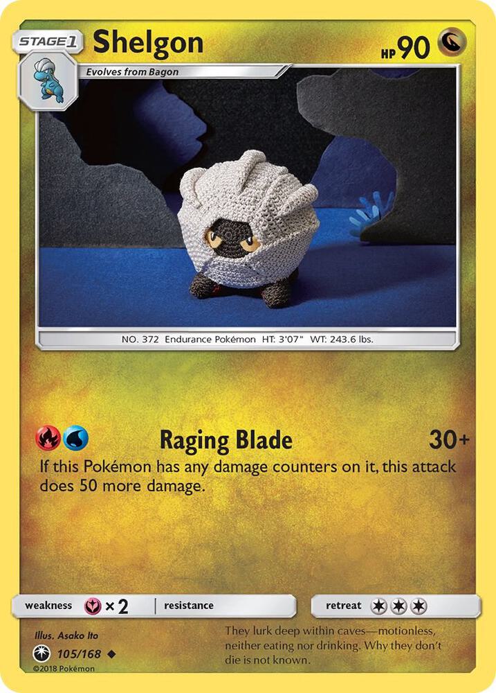 Shelgon 105/168 card