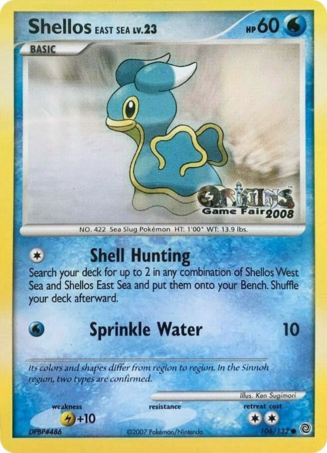 Shellos East Sea 106 132 Origins Game Fair 2008 Staff card
