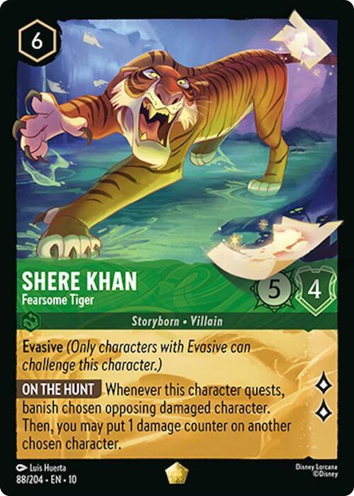 Shere Khan Fearsome Tiger 88/204