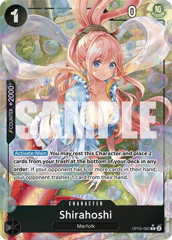 Shirahoshi OP05 082 Alternate Art carta