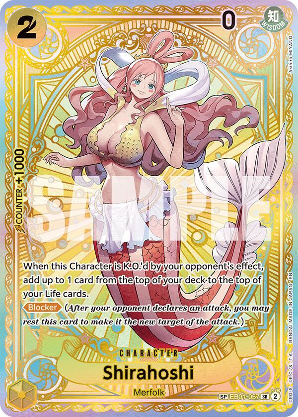 Shirahoshi SP EB01-057 card